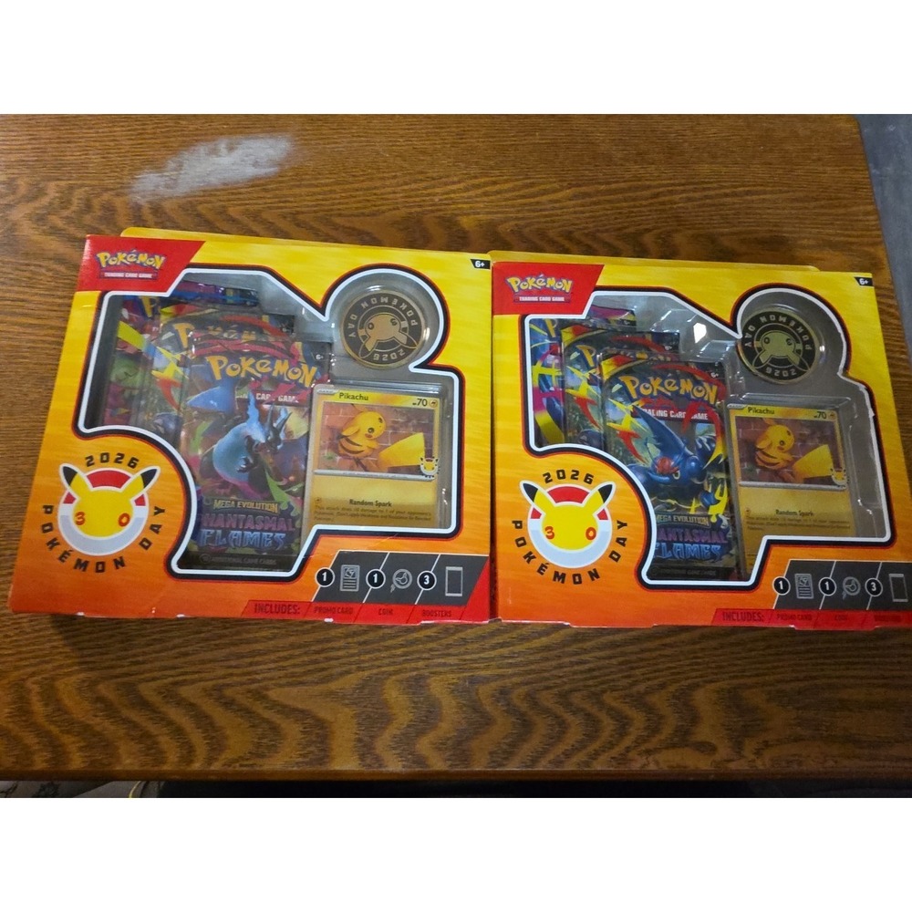 Lot‎ of 2! Pokémon Day 2026 Collection - NEW Sealed